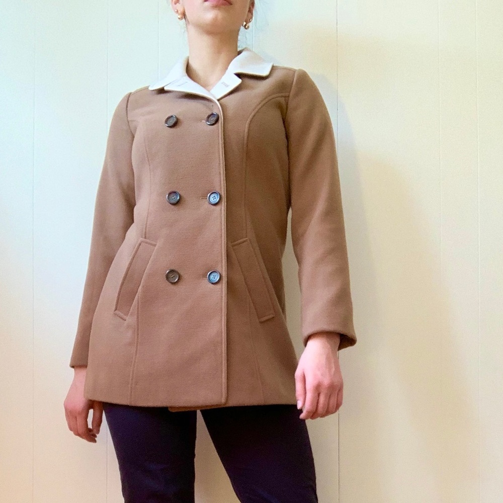 Women’s Pea Coat cafe brown